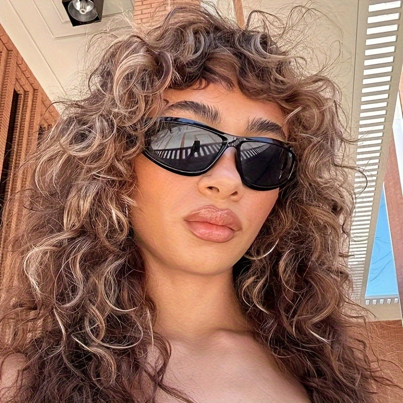 2024 Trendy Y2K Wrap-Around Fashion Glasses