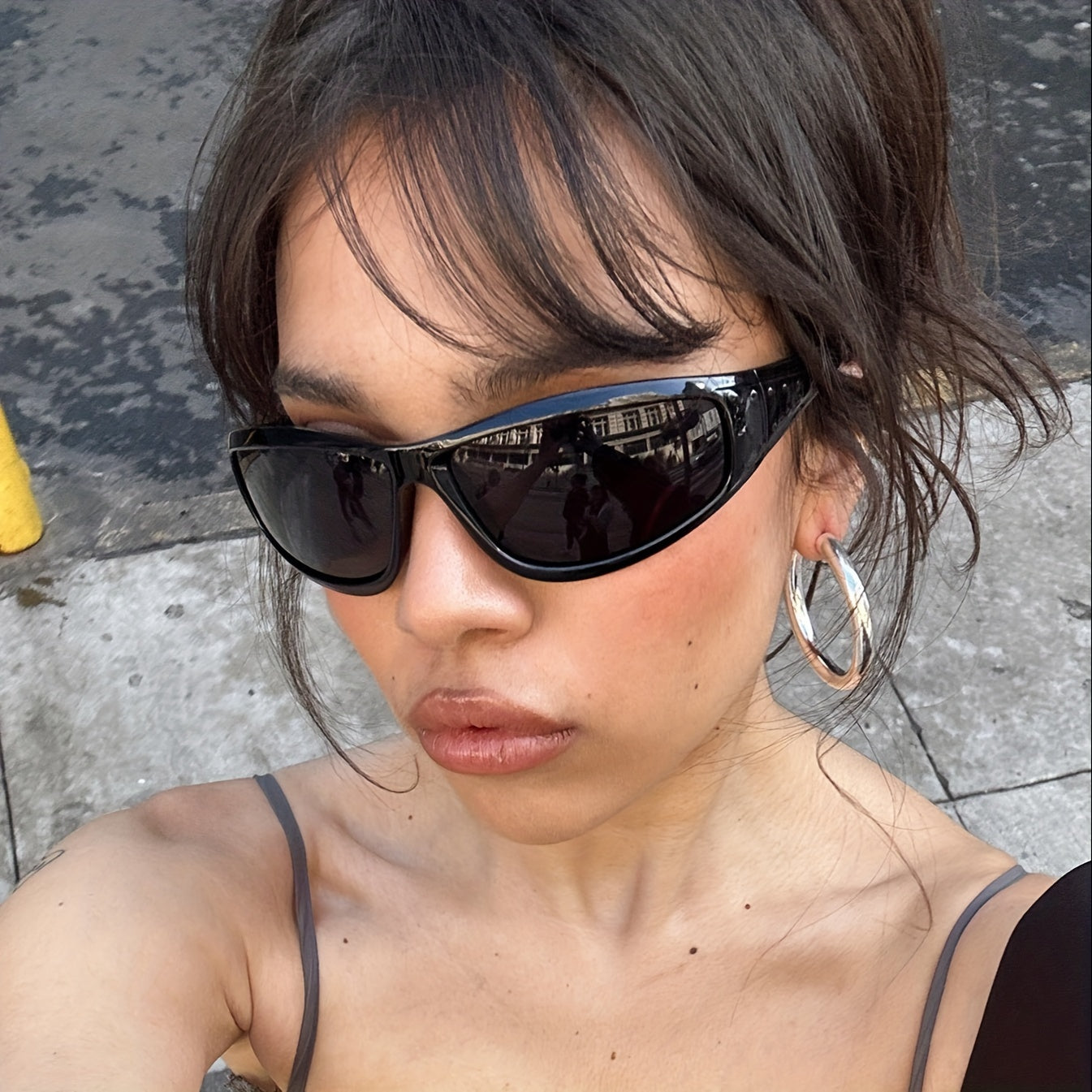 2024 Trendy Y2K Wrap-Around Fashion Glasses