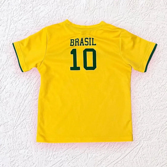 Brazil Emblem Baby Tee – Women's Fitted Crop Top