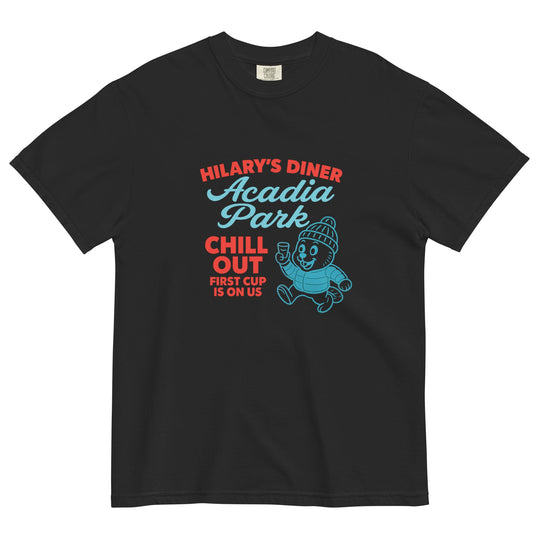 Hilary's Diner Graphic Tee – Men's Heavyweight Cotton T-Shirt