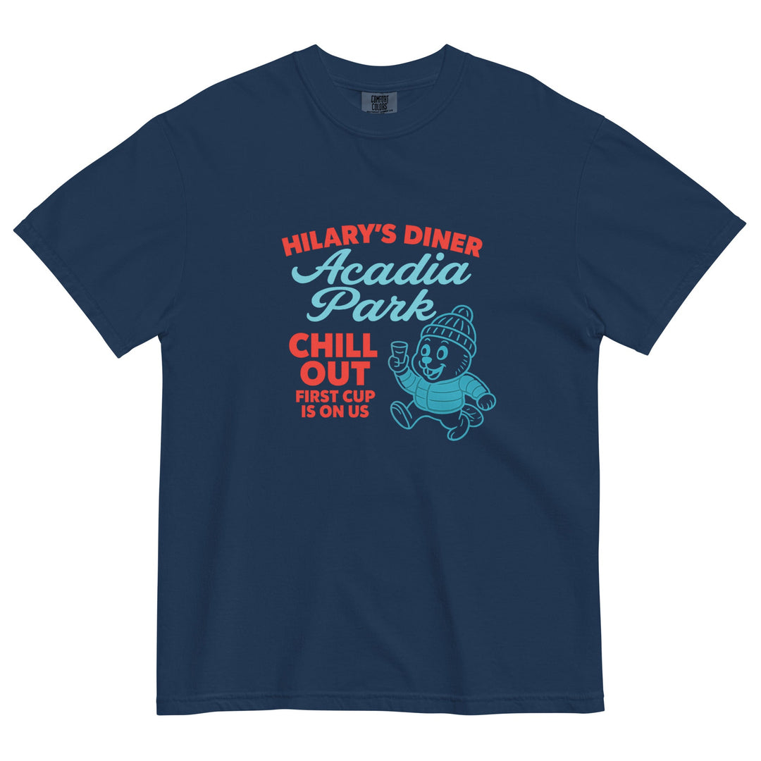 Hilary's Diner Graphic Tee – Men's Heavyweight Cotton T-Shirt