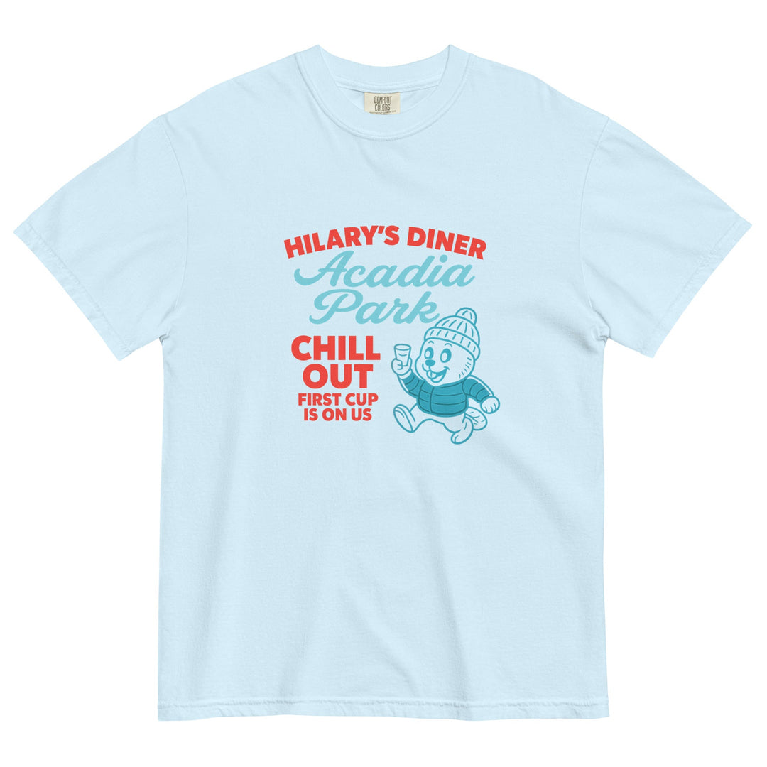 Hilary's Diner Graphic Tee – Men's Heavyweight Cotton T-Shirt
