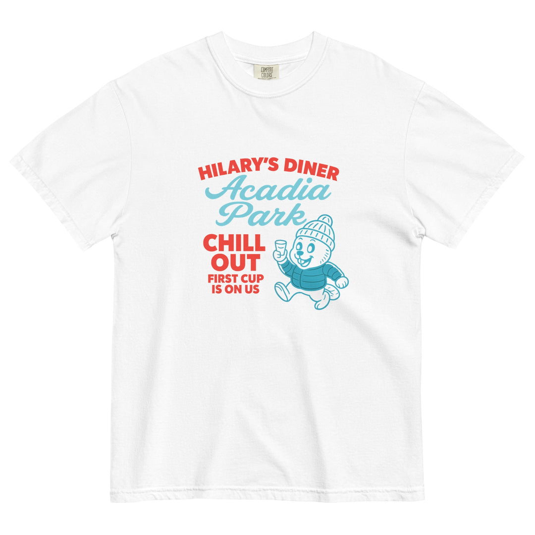 Hilary's Diner Graphic Tee – Men's Heavyweight Cotton T-Shirt