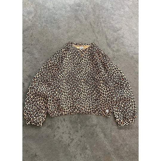 Leopard Print Graphic Hoodie – Animal Print Pullover