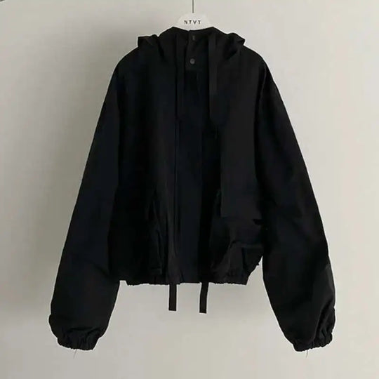 Baggy Cargo Jacket – Men's Hooded Boxy Coat