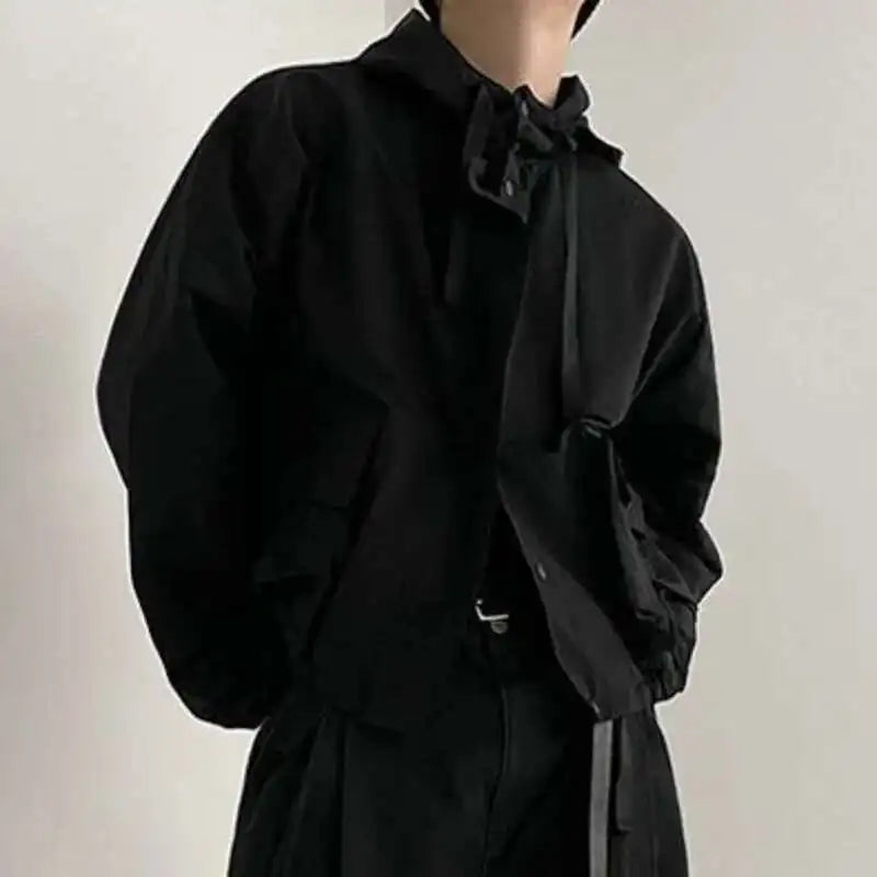 Baggy Cargo Jacket – Men's Hooded Boxy Coat