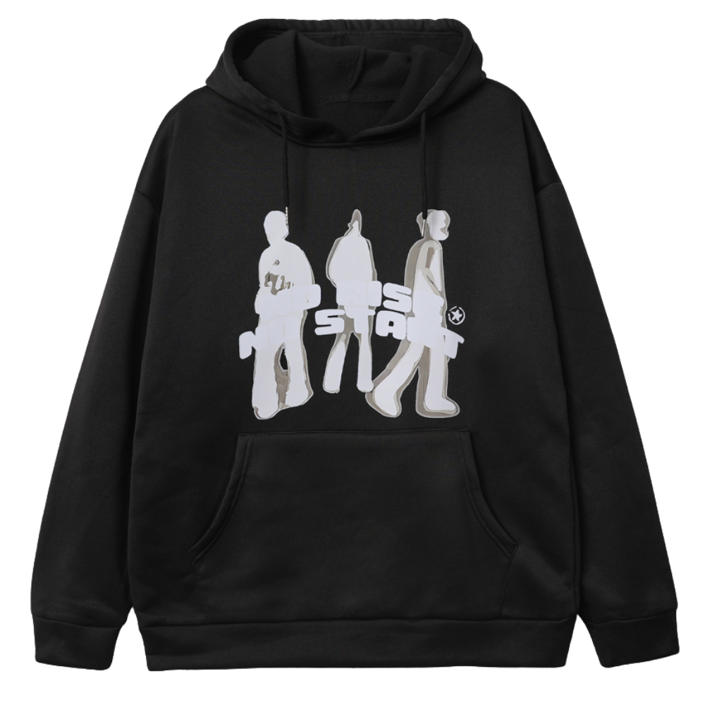 LifeOfStreetwear | Men’s Oversized Black Hoodie