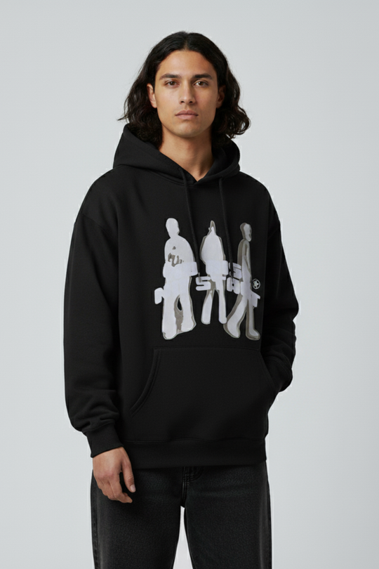 LifeOfStreetwear | Men’s Oversized Black Hoodie
