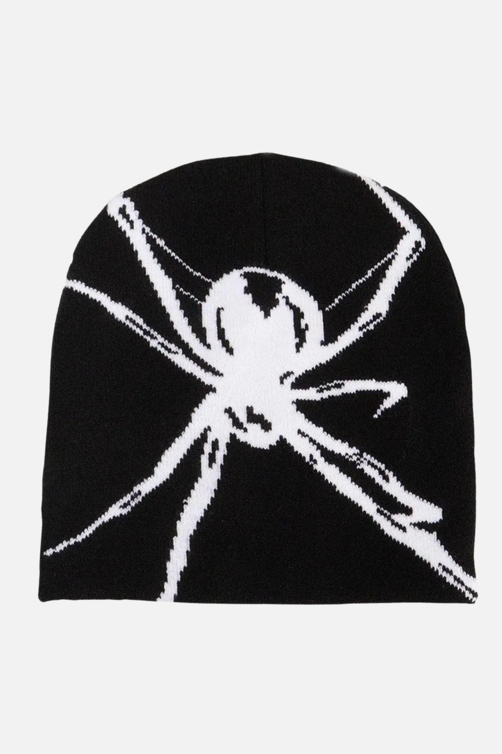 LifeOfStreetwear | Black Y2K Spider Web Beanie