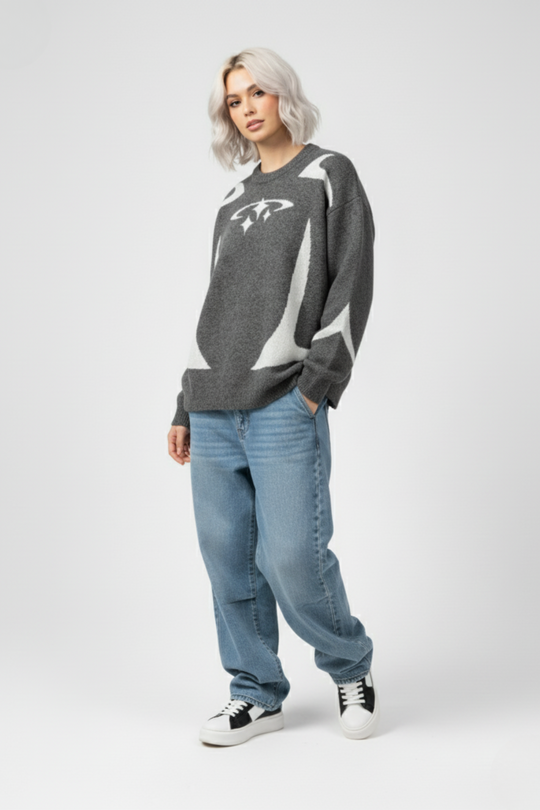 LifeOfStreetwear | Men's & Women's Oversized Y2K Knit Sweater