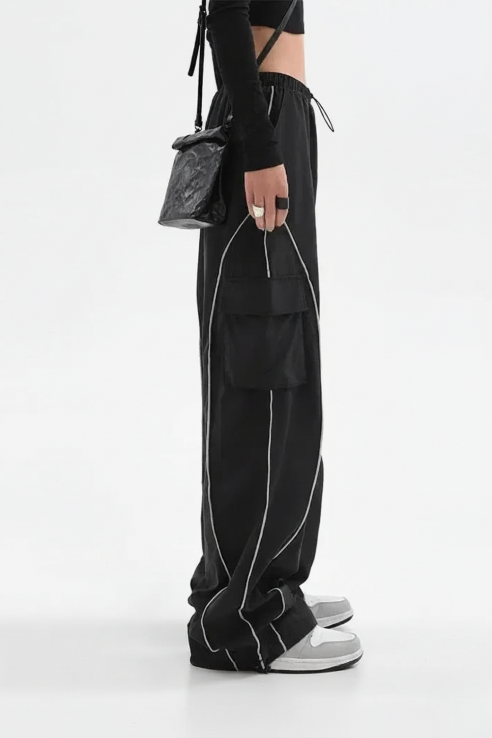 LifeOfStreetwear | Women’s Y2K Black Cargo Pants