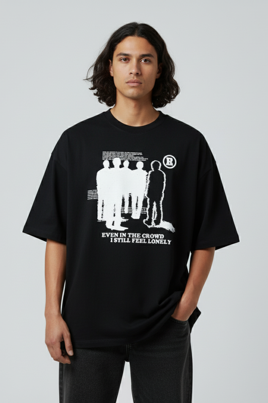LifeOfStreetwear | Men’s Oversized T-Shirt Crowd