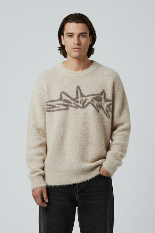 LifeOfStreetwear | Men’s Oversized Y2K Knit Sweater