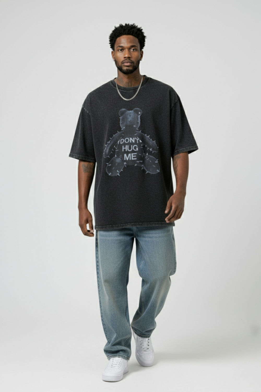 LifeOfStreetwear | Men’s Black Y2K Oversized T-Shirt