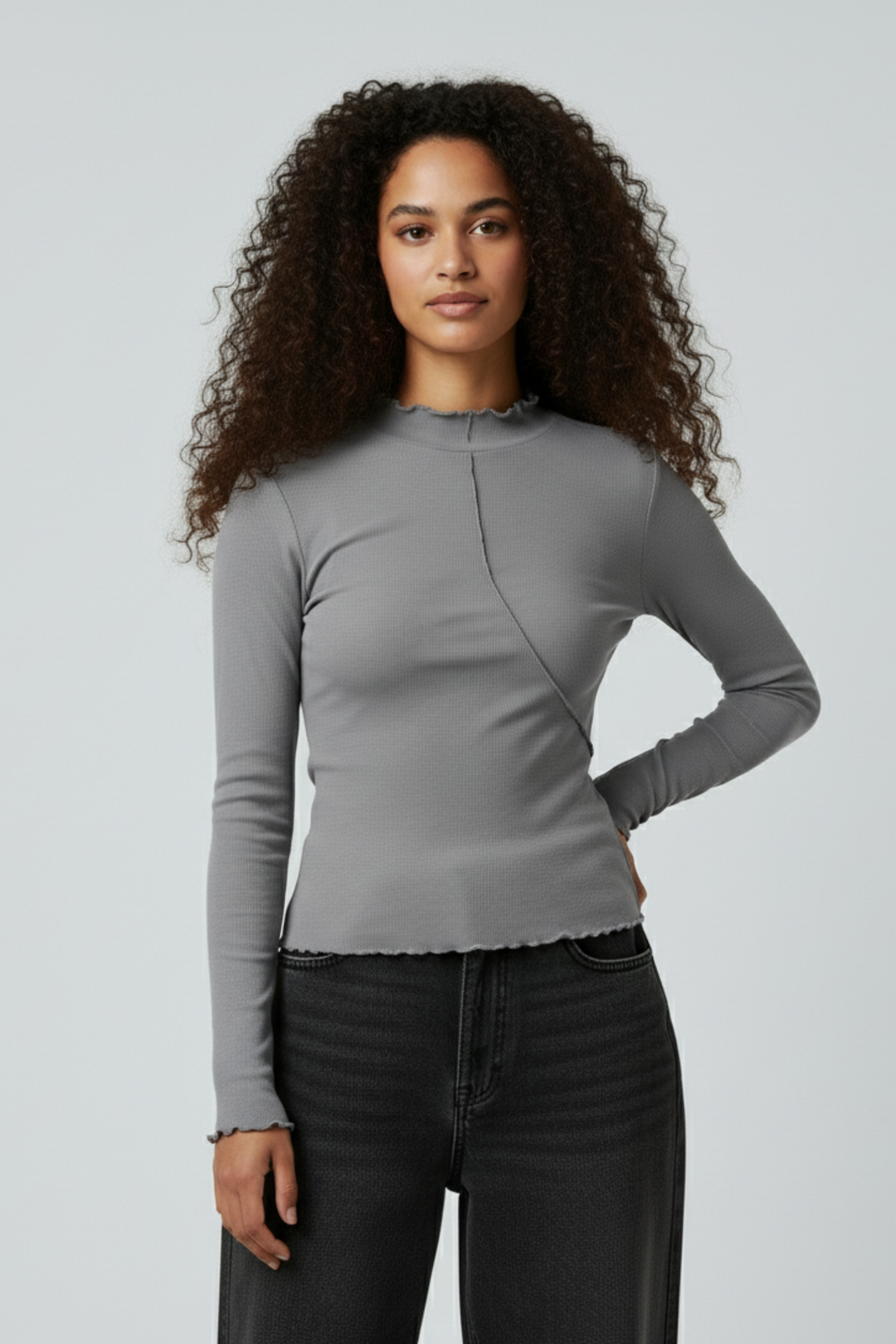 LifeOfStreetwear | Women’s Y2K Turtleneck Long Sleeve Shirt