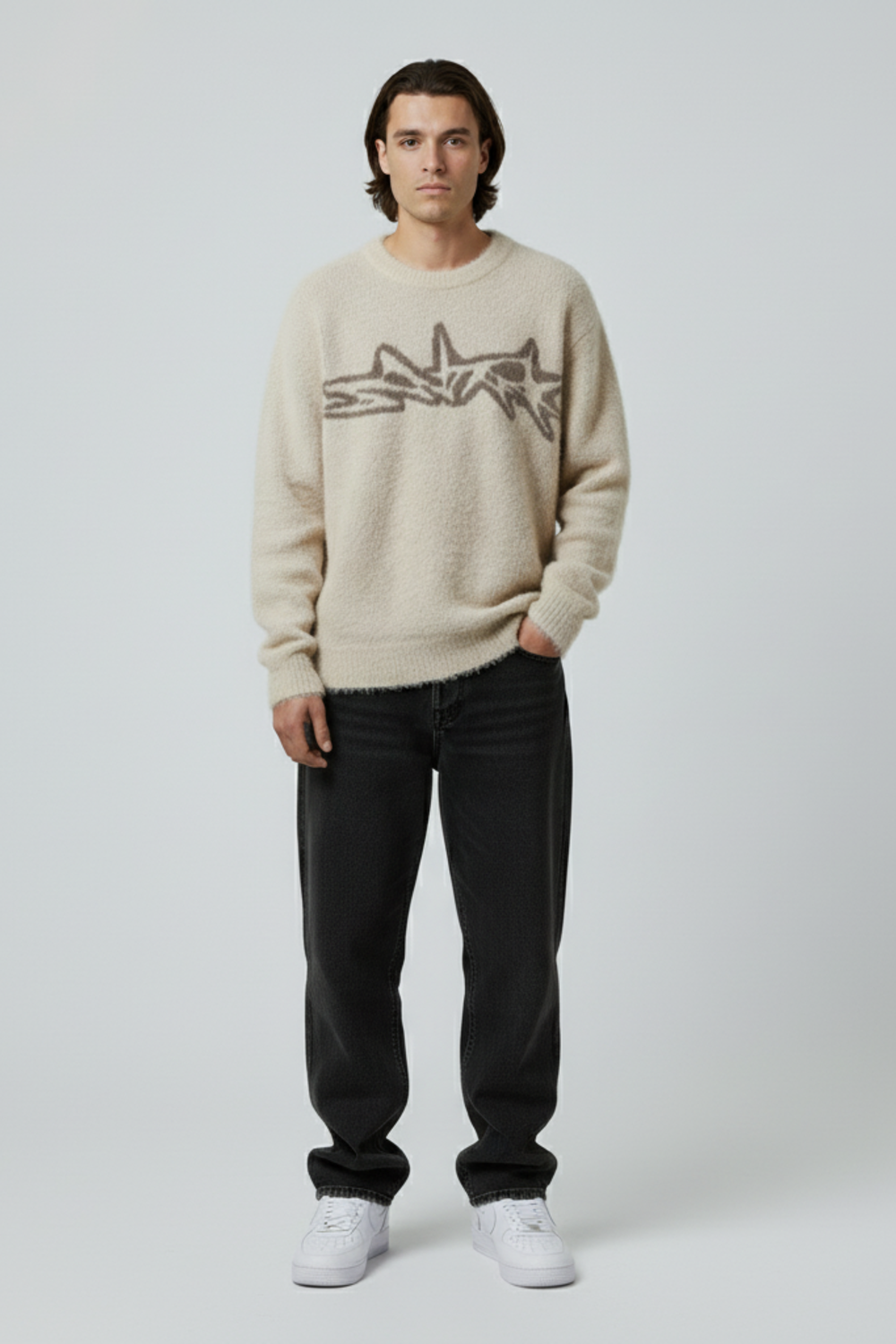 LifeOfStreetwear | Men’s Oversized Y2K Knit Sweater