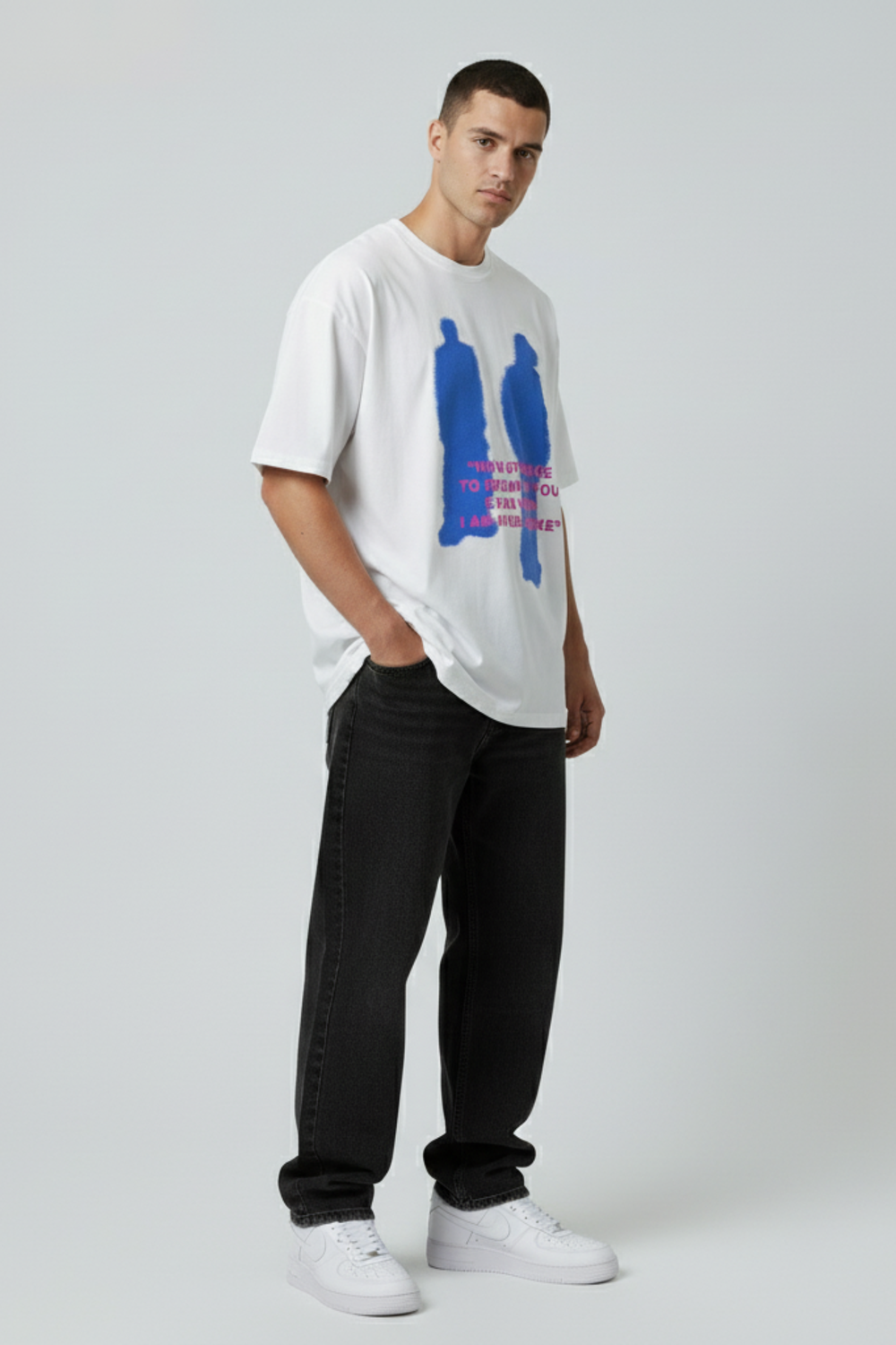 LifeOfStreetwear | Men’s White Oversized T-Shirt