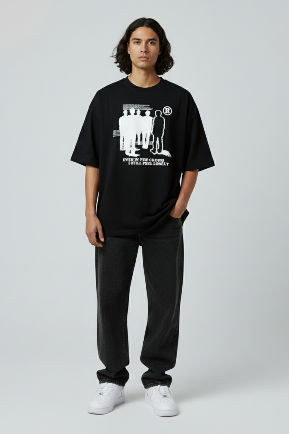LifeOfStreetwear | Men’s Oversized T-Shirt Crowd