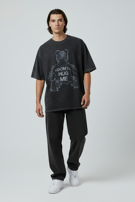 LifeOfStreetwear | Men’s Black Y2K Oversized T-Shirt