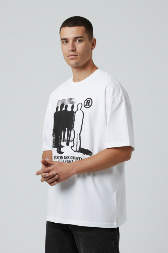LifeOfStreetwear | Men’s Oversized T-Shirt Crowd