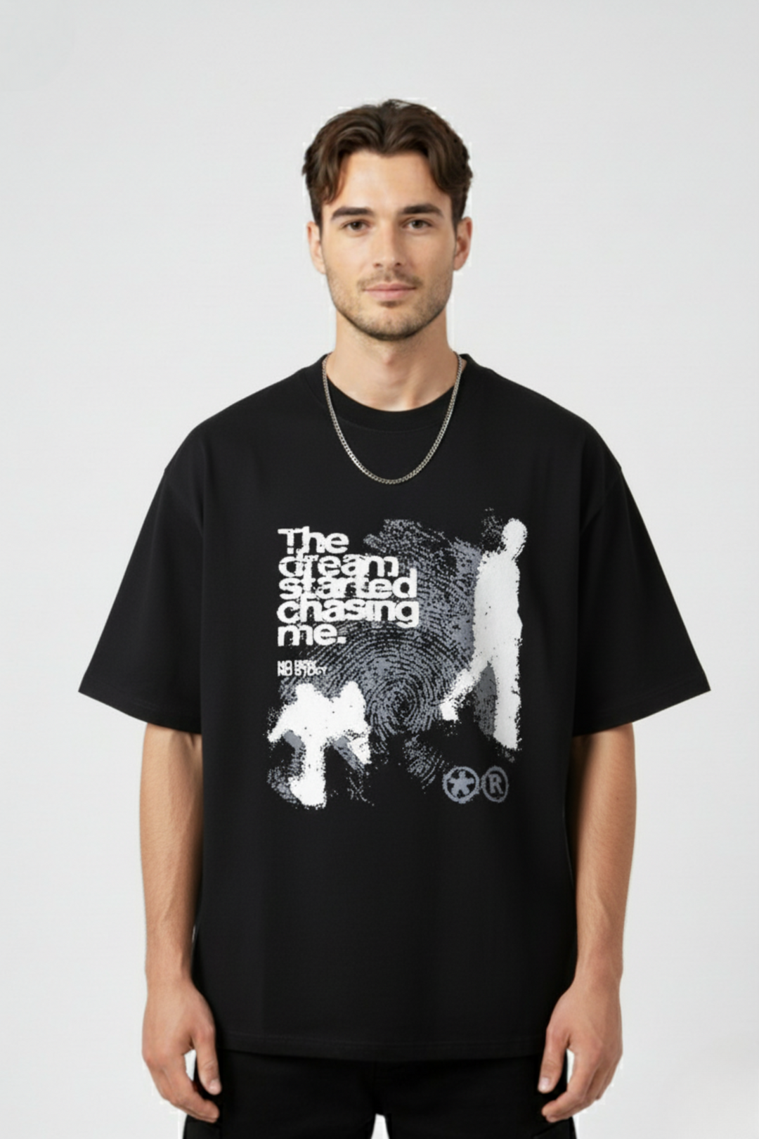 LifeOfStreetwear | Men’s White Graphic Oversized T-Shirt