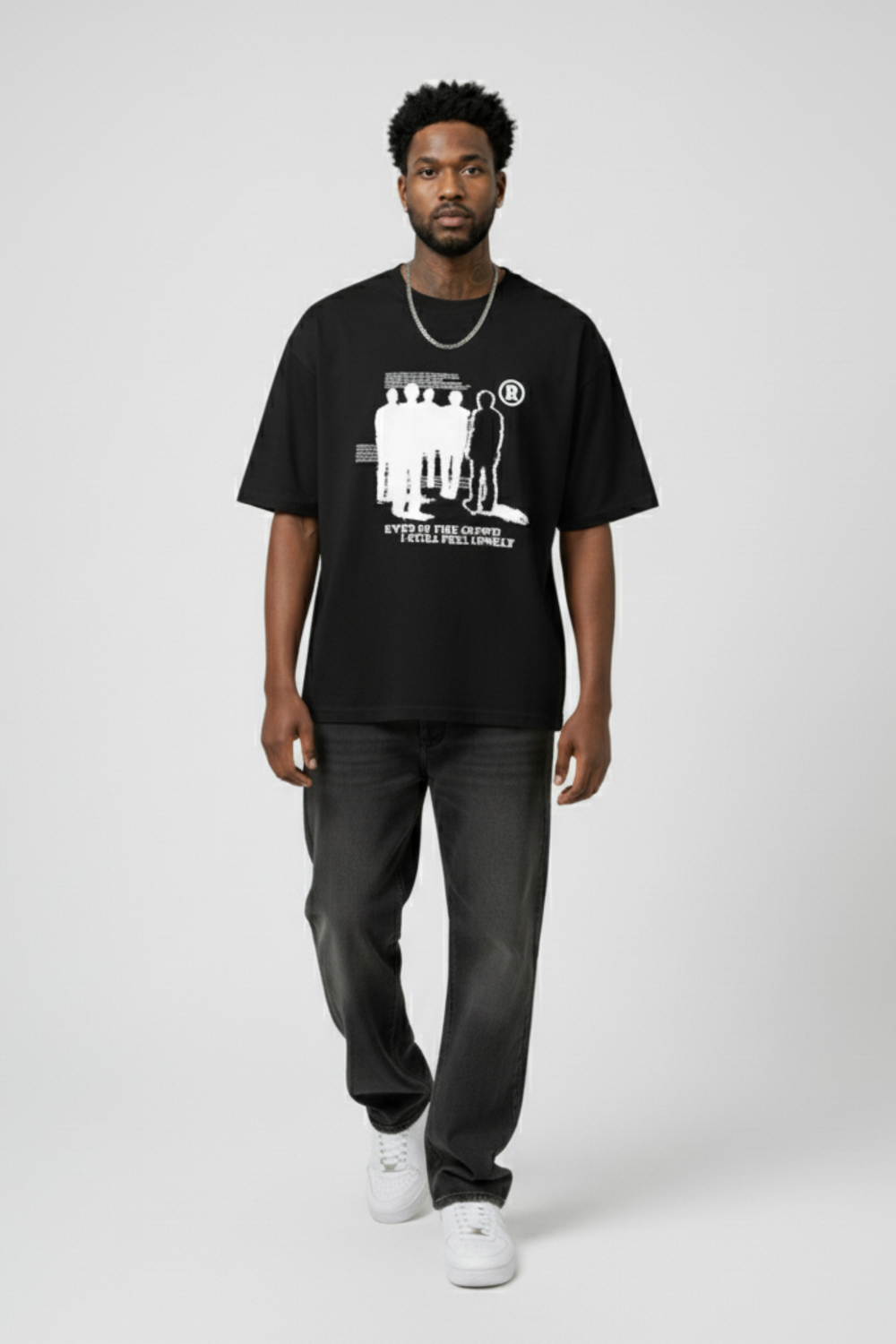 LifeOfStreetwear | Men’s Oversized T-Shirt Crowd