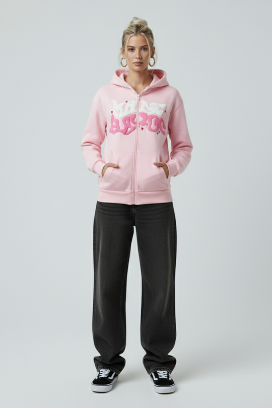 LifeOfStreetwear | Women's Y2K Zip Up Hoodie