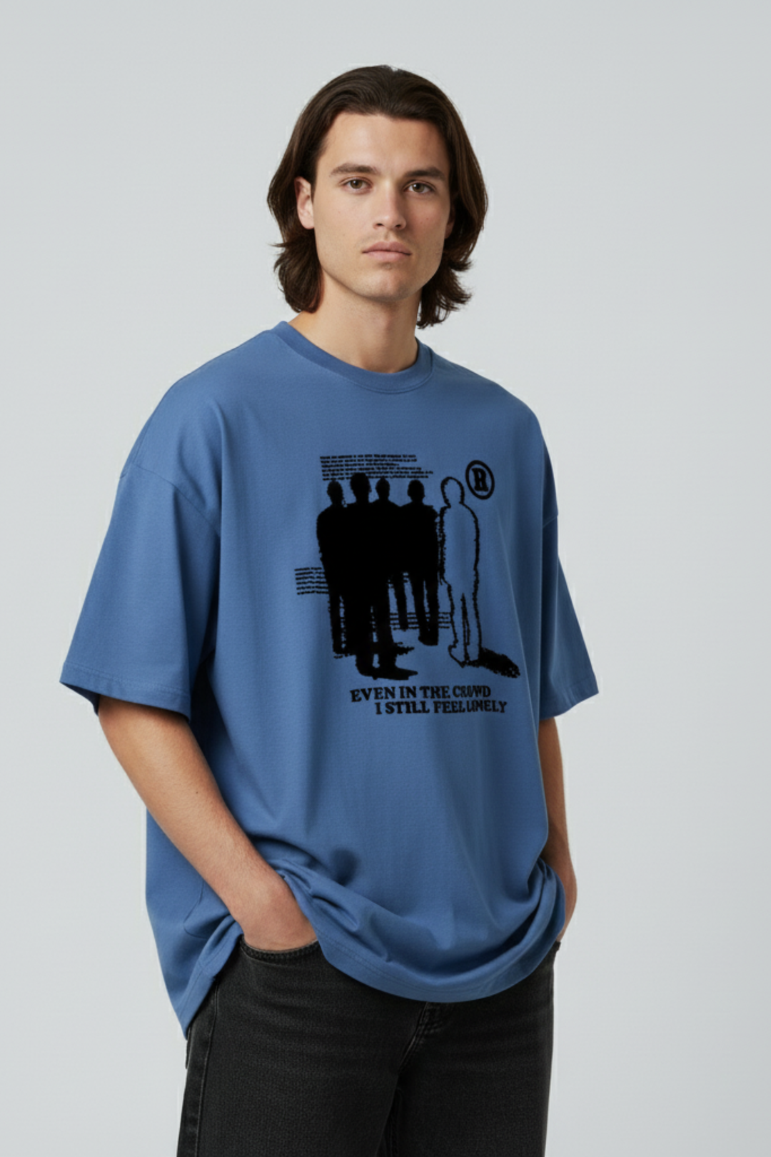 LifeOfStreetwear | Men’s Oversized T-Shirt Crowd