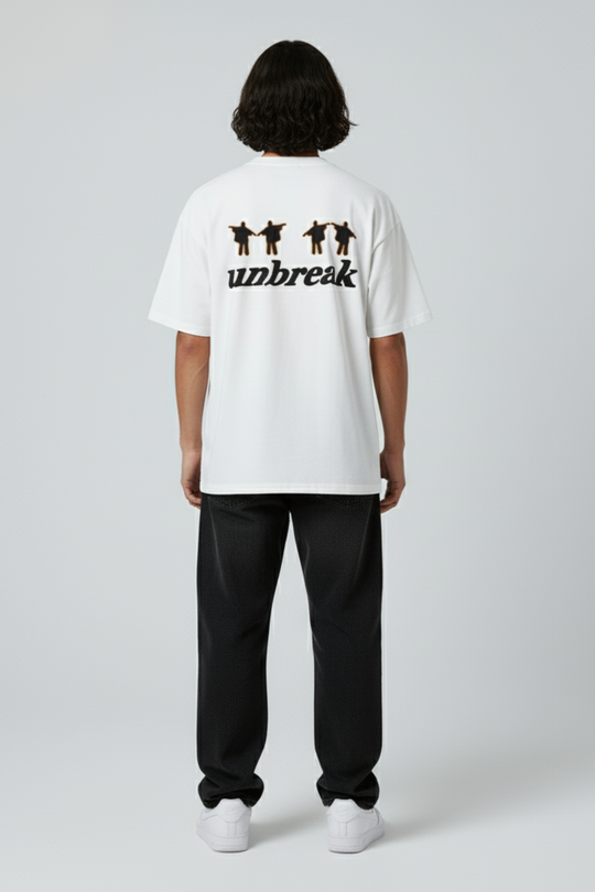 LifeOfStreetwear | Men’s White Silhouette Oversized T-Shirt