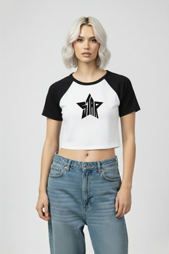 LifeOfStreetwear | Women’s Y2K Star Crop Top
