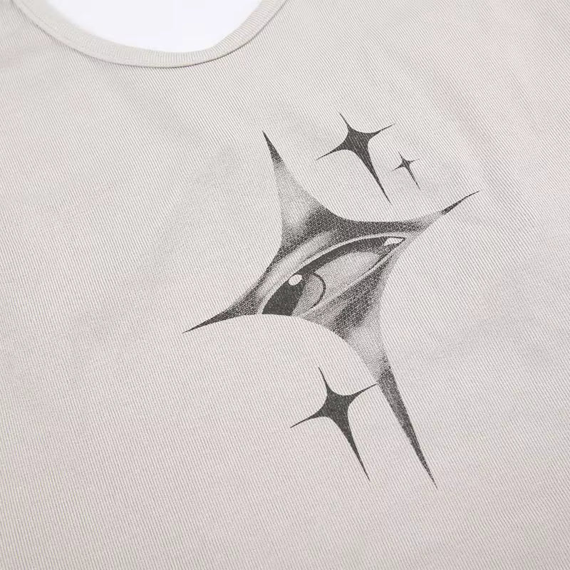 LifeOfStreetwear | Women’s Y2K Devil Eyes Tank Top