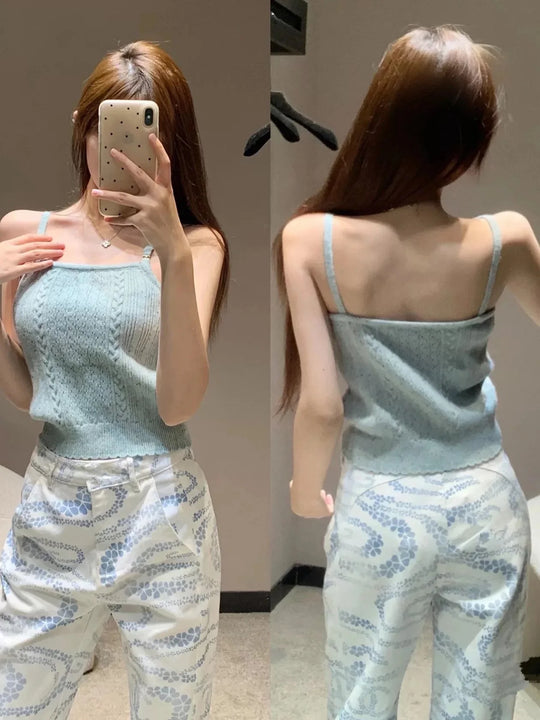 Floral Print Jeans – Women's High-Waist Straight Leg Denim