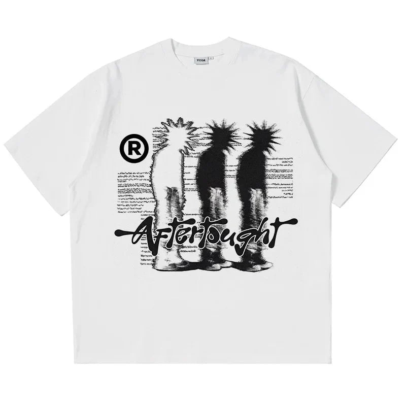Afterthought Graphic Tee – Men's Baggy Cotton T-Shirt