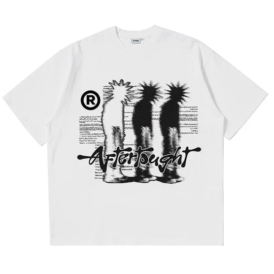 Afterthought Graphic Tee – Men's Baggy Cotton T-Shirt