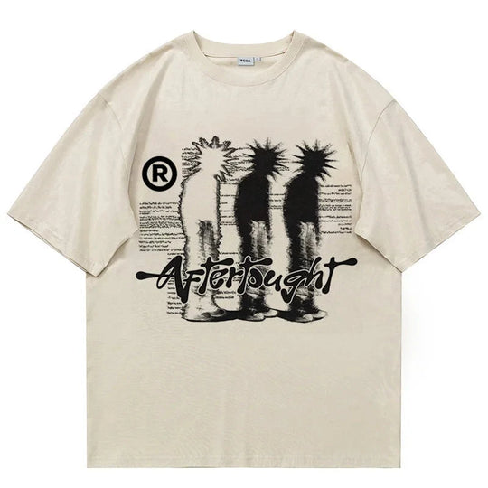 Afterthought Graphic Tee – Men's Baggy Cotton T-Shirt