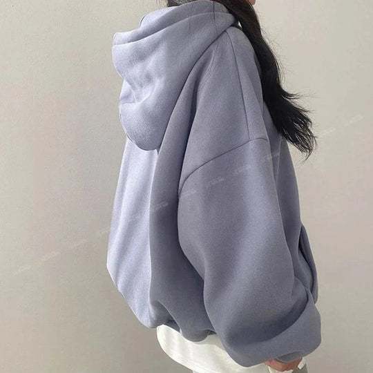 Cali Club Embroidered Hoodie – Women's Baggy Zip-Up
