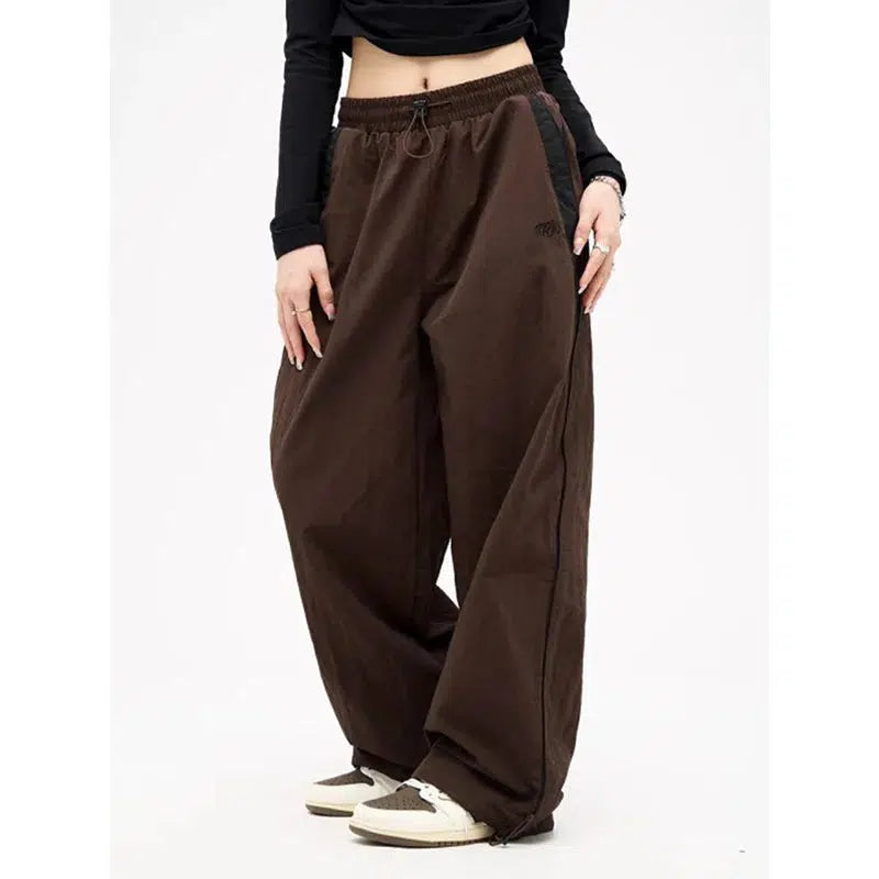 Baggy Joggers – Women's Adjustable High-Rise Sweatpants