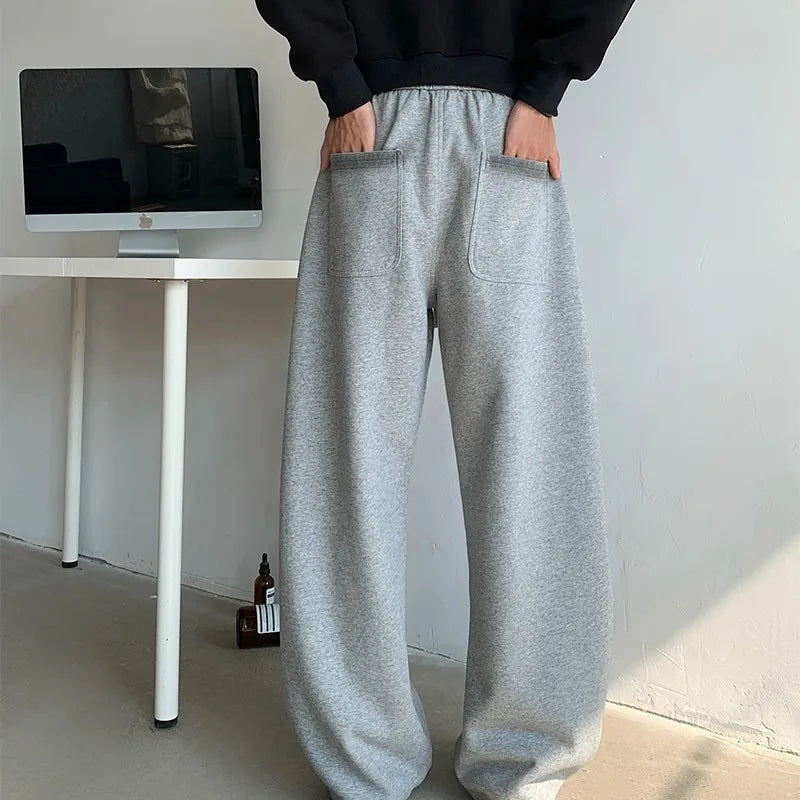 Straight-Leg Baggy Joggers – Unisex Relaxed Fit Sweatpants