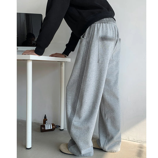 Straight-Leg Baggy Joggers – Unisex Relaxed Fit Sweatpants