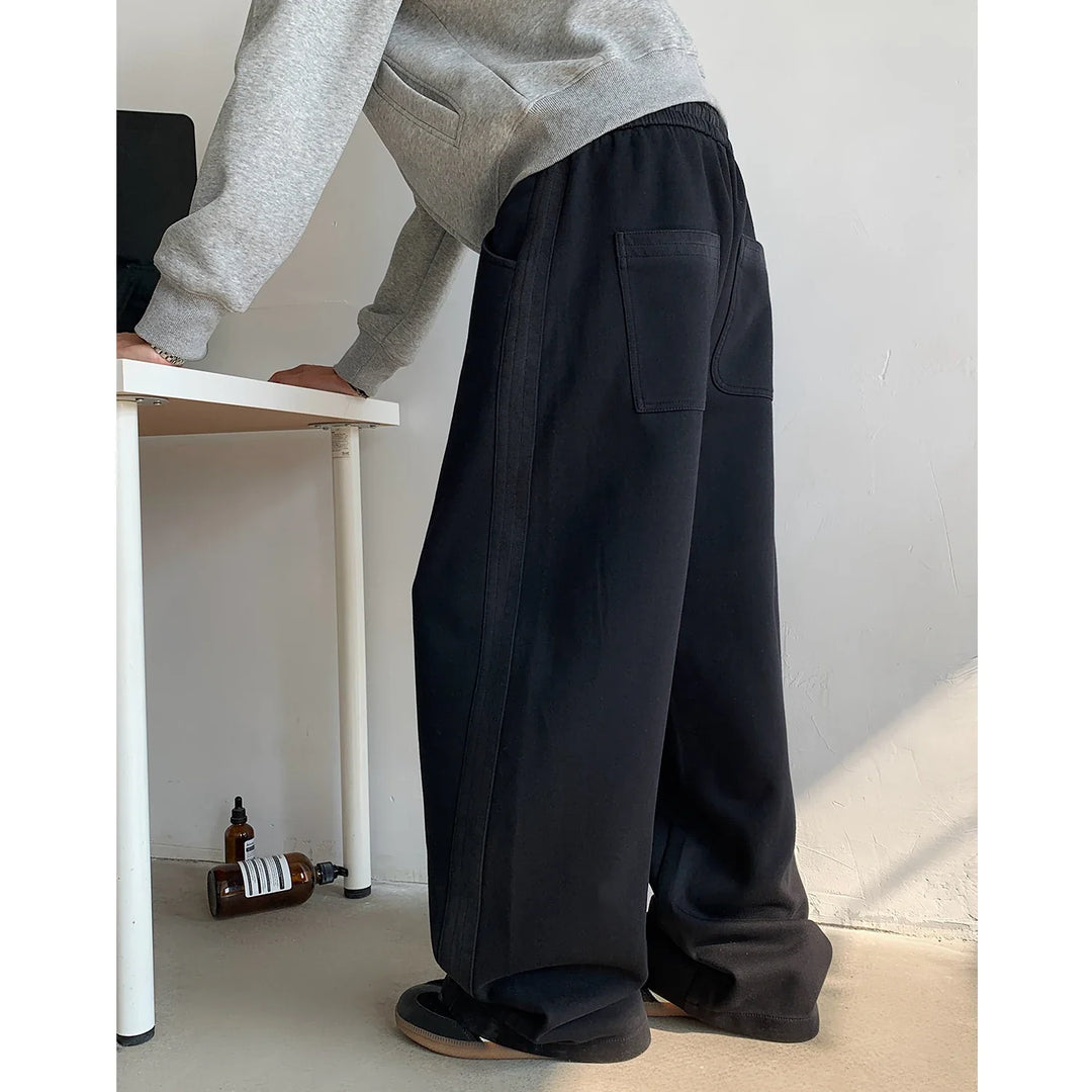 Straight-Leg Baggy Joggers – Unisex Relaxed Fit Sweatpants