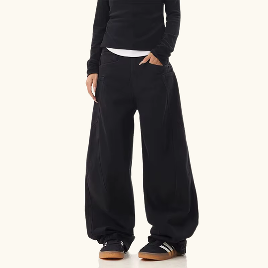Vintage Cargo Trousers – Unisex Oversized Utility Fit