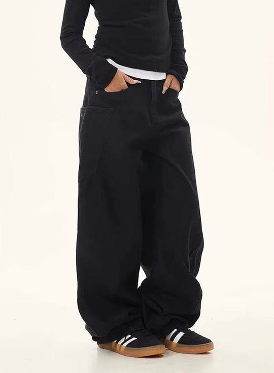 Vintage Cargo Trousers – Unisex Oversized Utility Fit