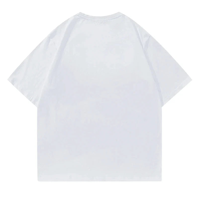 Crowd Control Graphic Tee – Men's Baggy Cotton T-Shirt