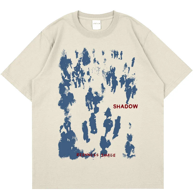 Crowd Control Graphic Tee – Men's Baggy Cotton T-Shirt