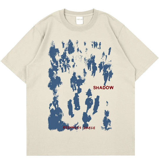 Crowd Control Graphic Tee – Men's Baggy Cotton T-Shirt
