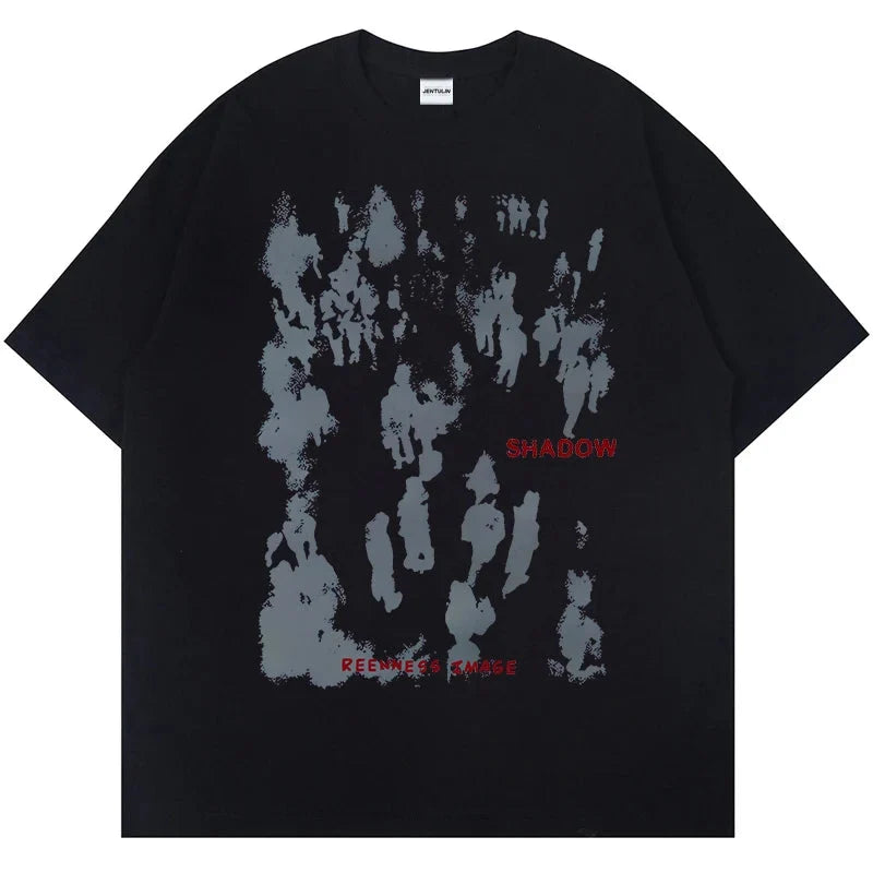 Crowd Control Graphic Tee – Men's Baggy Cotton T-Shirt