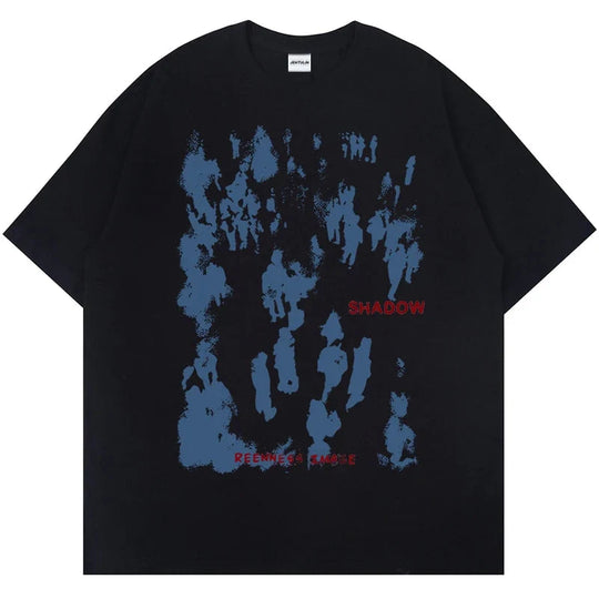 Crowd Control Graphic Tee – Men's Baggy Cotton T-Shirt