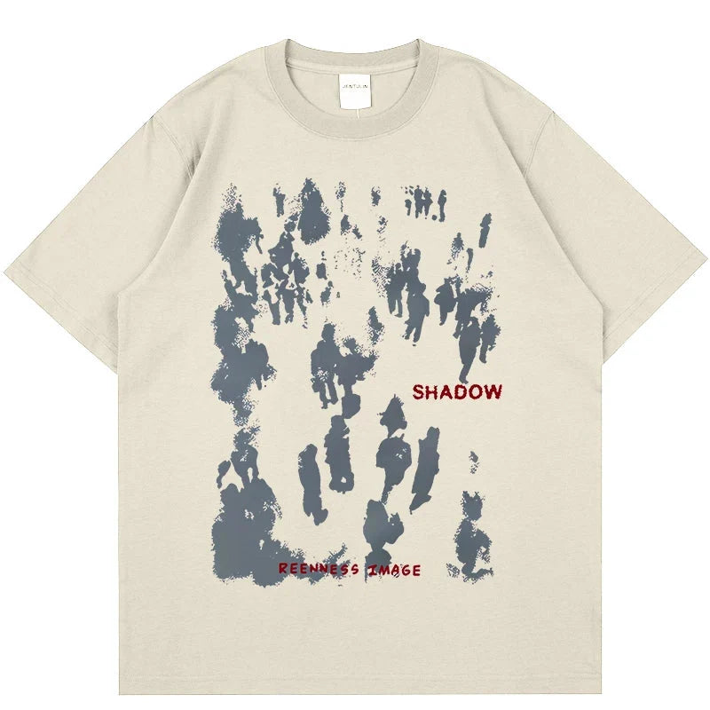 Crowd Control Graphic Tee – Men's Baggy Cotton T-Shirt