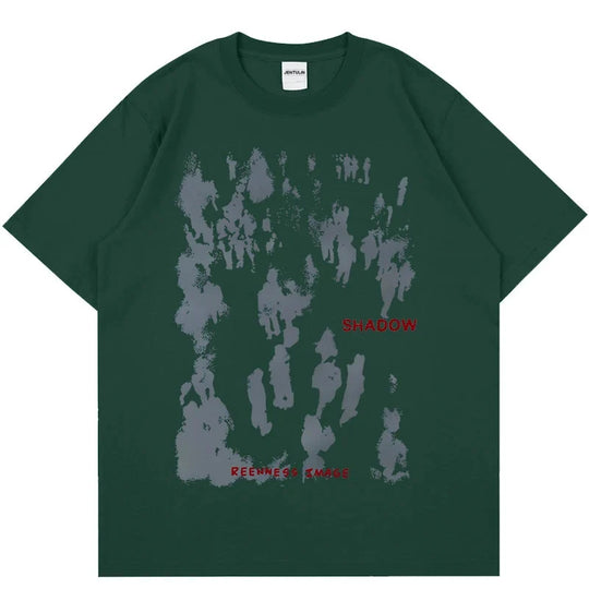 Crowd Control Graphic Tee – Men's Baggy Cotton T-Shirt