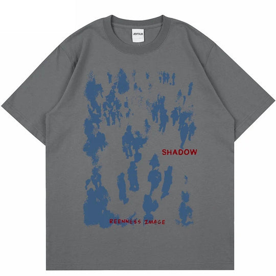 Crowd Control Graphic Tee – Men's Baggy Cotton T-Shirt